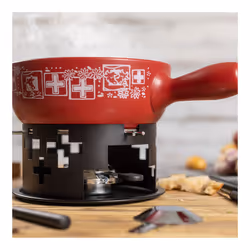 KUHN RIKON 32317 service à fondue 2,6 L Noir, Rouge 6 personne(s)