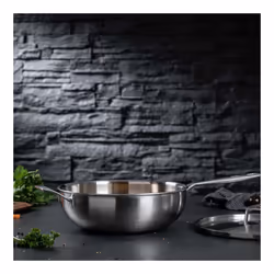 KUHN RIKON CULINARY FIVEPLY Wok sans revêtement Ø 28 cm