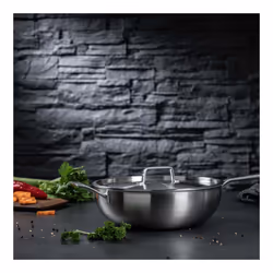 KUHN RIKON CULINARY FIVEPLY Wok sans revêtement Ø 28 cm