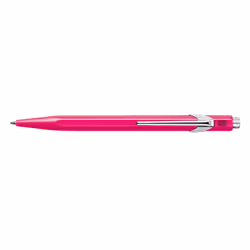 Caran d-Ache 849.090, Stylo à bille rétractable avec clip, Bleu, 1 pièce(s)