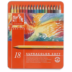 Caran d-Ache SUPRACOLOR Soft Aquarelle 18, 18 pièce(s)