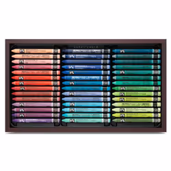 Caran d-Ache 7500.484 pastel Pastel à la cire Doux Multicolore 84 pièce(s)