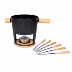 Stöckli 7576.80, 3,2 L, Noir, Bois, 6 personne(s), Rond, Fonte, 210 mm