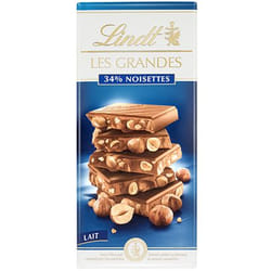 Lindt LES GRANDES Chocolat au lait 150 g