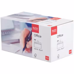 Elco Office C5/6 DL, C6/C5 (114 x 229 mm), Blanc, 80 g/m², 114 mm, 229 mm, 200 pièce(s)