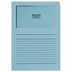 Elco Ordo Cassico 220 x 310 mm, Bleu, A4