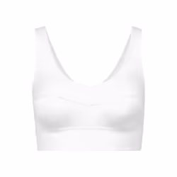 Calida 02138-001, Bustier, Blanc, Femelle, XS, Coton, Elastane, 94% Cotton, 6% Elastane