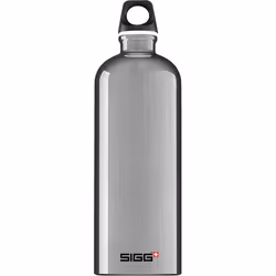 SIGG 1.0 L Traveller, 1000 ml, Aluminium, Bouchon à vis, Plastique, Aluminium, 257 mm