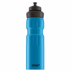 SIGG 8439.60, 750 ml, Sports, Noir, Bleu, Aluminium, Adulte, Bouchon sport