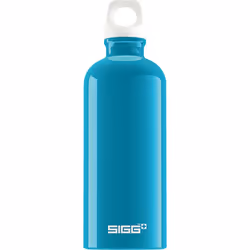 SIGG 0.6 L Fabulous, 600 ml, Bleu, Bouchon à vis, Plastique, Aluminium, 215 mm