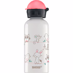 SIGG All My Friends, 400 ml, Utilisation quotidienne, Blanc, Aluminium, Enfant, Image