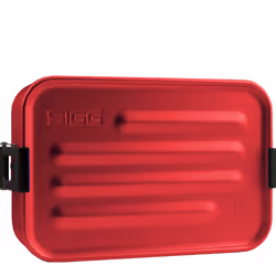 SIGG Plus S, Boîte de rangement alimentaire, Adulte, Rouge, Aluminium, Monochromatique, Rectangulaire