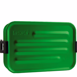 SIGG Plus S, Boîte de rangement alimentaire, Adulte, Vert, Aluminium, Monochromatique, Rectangulaire