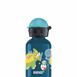 SIGG Small Dino, 300 ml, Utilisation quotidienne, Multicolore, Aluminium, Enfant, 152 mm