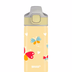SIGG Miracle Butterfly, 400 ml, Utilisation quotidienne, Beige, Aluminium, Garçon/Fille, Motif