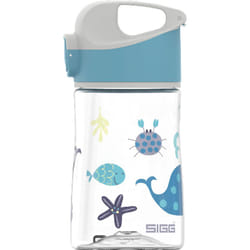 SIGG Miracle Ocean Friend Utilisation quotidienne 350 ml Tritan Bleu, Gris, Transparent