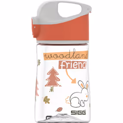 SIGG Miracle Woodland Friend, 350 ml, Utilisation quotidienne, Gris, Rouge, Transparent, Tritan, Garçon/Fille, Motif