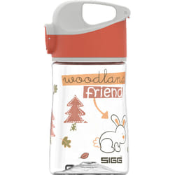 SIGG Miracle Woodland Friend Utilisation quotidienne 350 ml Tritan Gris, Rouge, Transparent