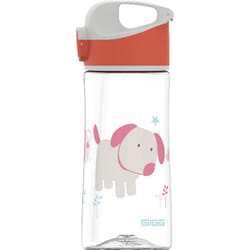 SIGG Miracle Puppy Friend Utilisation quotidienne 450 ml Tritan Orange, Transparent, Blanc