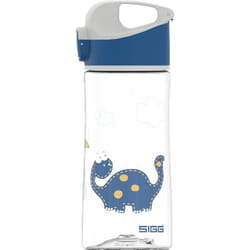 SIGG Miracle Dinosaur Friend Utilisation quotidienne 450 ml Tritan Bleu, Transparent, Blanc