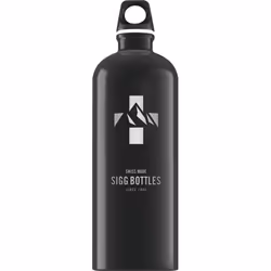 SIGG Mountain, 1000 ml, Utilisation quotidienne, Noir, Aluminium, Adulte, Homme/femme