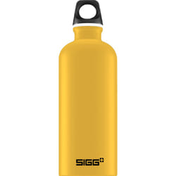 SIGG Traveller Mustard Touch Utilisation quotidienne 600 ml Aluminium Noir, Jaune
