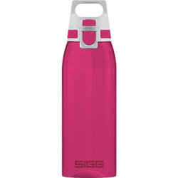 SIGG Total Color Berry Utilisation quotidienne, Fitness, Sports 1000 ml Tritan Rose, Blanc