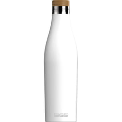 SIGG Meridian White Utilisation quotidienne 500 ml Bambou, Acier inoxydable Blanc