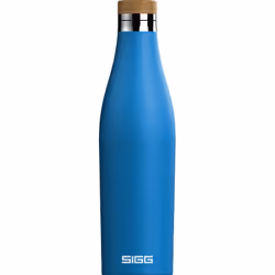 SIGG Meridian Electric Blue, 500 ml, Utilisation quotidienne, Bleu, Bambou, Acier inoxydable, Monochromatique, Chine