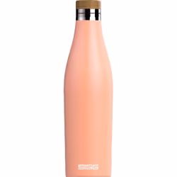 SIGG Meridian Shy Pink, 500 ml, Utilisation quotidienne, Rose, Bambou, Acier inoxydable, Monochromatique, Chine