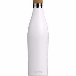 SIGG Meridian White, 700 ml, Utilisation quotidienne, Blanc, Bambou, Acier inoxydable, Monochromatique, Chine