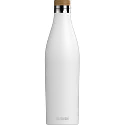 SIGG Meridian White Utilisation quotidienne 700 ml Bambou, Acier inoxydable Blanc