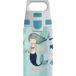 SIGG Shield One Atlantis, 500 ml, Utilisation quotidienne, Cyan, Acier inoxydable, Enfant, Image