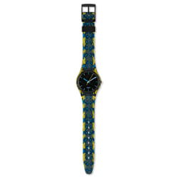 Swatch Snaky Blue Montre bracelet Unisexe Quartz Multicolore