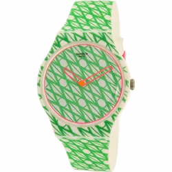 Montre - Swatch - SUOZ208 - 41mm - Bracelet Silicone - Boîtier Plastique