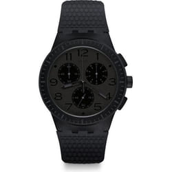 Montre - Swatch - SUSB104 - 42mm - Silicone Noir - Quartz Analogique