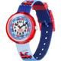 Montre enfant - FLIK FLAK - Flik Flak Firetruck - Couleur Orange - Étanche - Mouvement Quartz