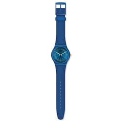 Montre Swatch Cyderalblue - Homme - Bracelet Silicone - Bleu