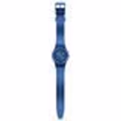 Montre femme Swatch Sideral Blue - Bracelet silicone / plastique - Bleu