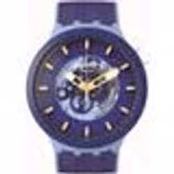 Montre - Swatch - BOUNCING BLUE - 47mm - Silicone - Étanchéité 10 Atm