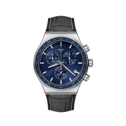 Montre - SWATCH - New Irony Chrono - 43mm - Cuir - Étanchéité 3 ATM - Analogique