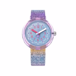 Montre - FLIK FLAK - SHINE IN RAINBOW - 32mm - Étanchéité 30 Atm - Bracelet en PET Recyclé