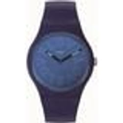 Montre - SWATCH - New Gent SO29N107 - Cuir blanc - Étanche 3 Atm - Mouvement quartz