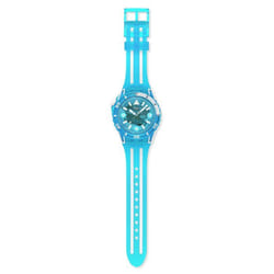 Montre - Swatch - Montre Swatch Blue Fire - Silicone et plastique - Étanchéité 10 Atm - Cadran bleu