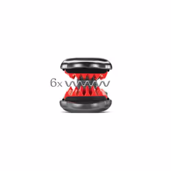 Valera 647.02 brosse soufflante et fer à lisser Fer texturisant Noir, Rouge 3 m
