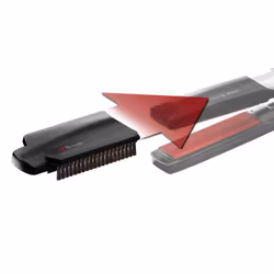 Valera Swiss'X Super Brush & Shine Fer à lisser À chaleur Noir, Argent 3 m