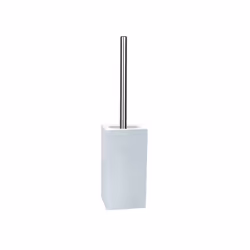 Spirella 7610583001559, Support et brosse pour toilettes, Blanc, Porcelaine, 115 mm, 115 mm, 450 mm