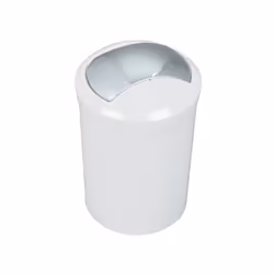 Spirella 7610583017697, 5 L, Rond, Polystyrène, Blanc, Manuel, 19 cm