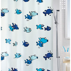 Spirella 10.01951 rideau de douche Poly-acétate de vinyle (PEVA) Bleu