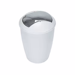 Spirella 7610583042644, 5 L, Rond, Polypropylène (PP), Blanc, Manuel, Polypropylène